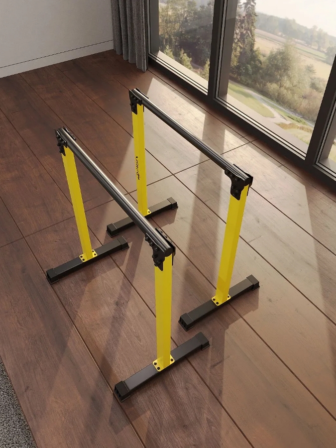 Брусья напольные хайлетсы Domsen Fitness Ds48 YELLOW