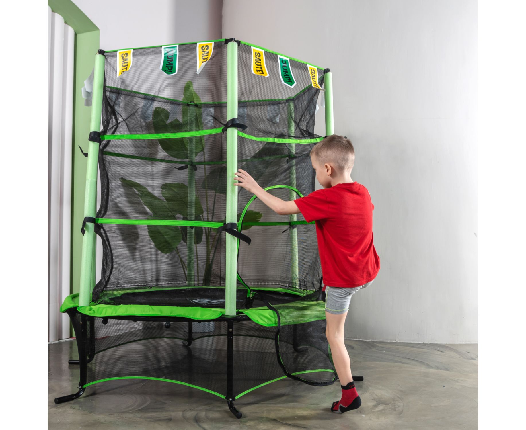 Батут DFC Jump kids 55" (137см) 55INCH-JD-G светло-зеленый