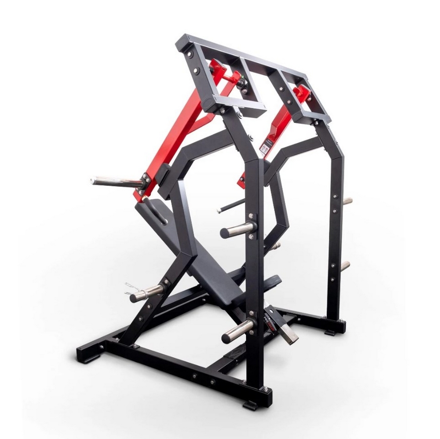 Плечевой Жим Protrain PP121 на свободных весах, черно-красный | Premium Fitness