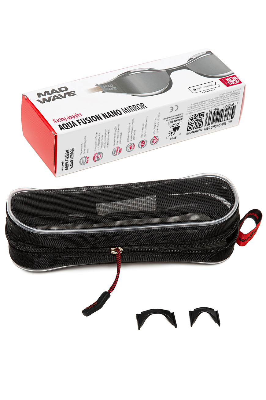 Стартовые очки Mad Wave Aqua fusion Nano mirror M0455 06 0 01W