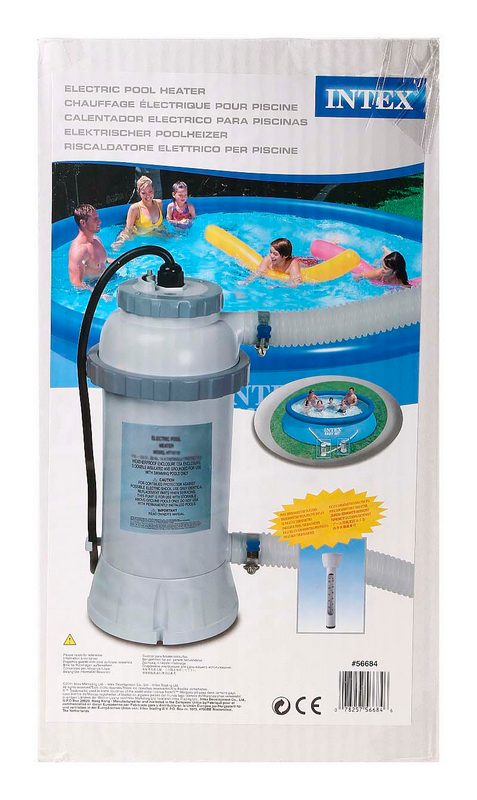 Проточный водонагреватель, для бассейнов до 457см, D1,25" Intex 28684