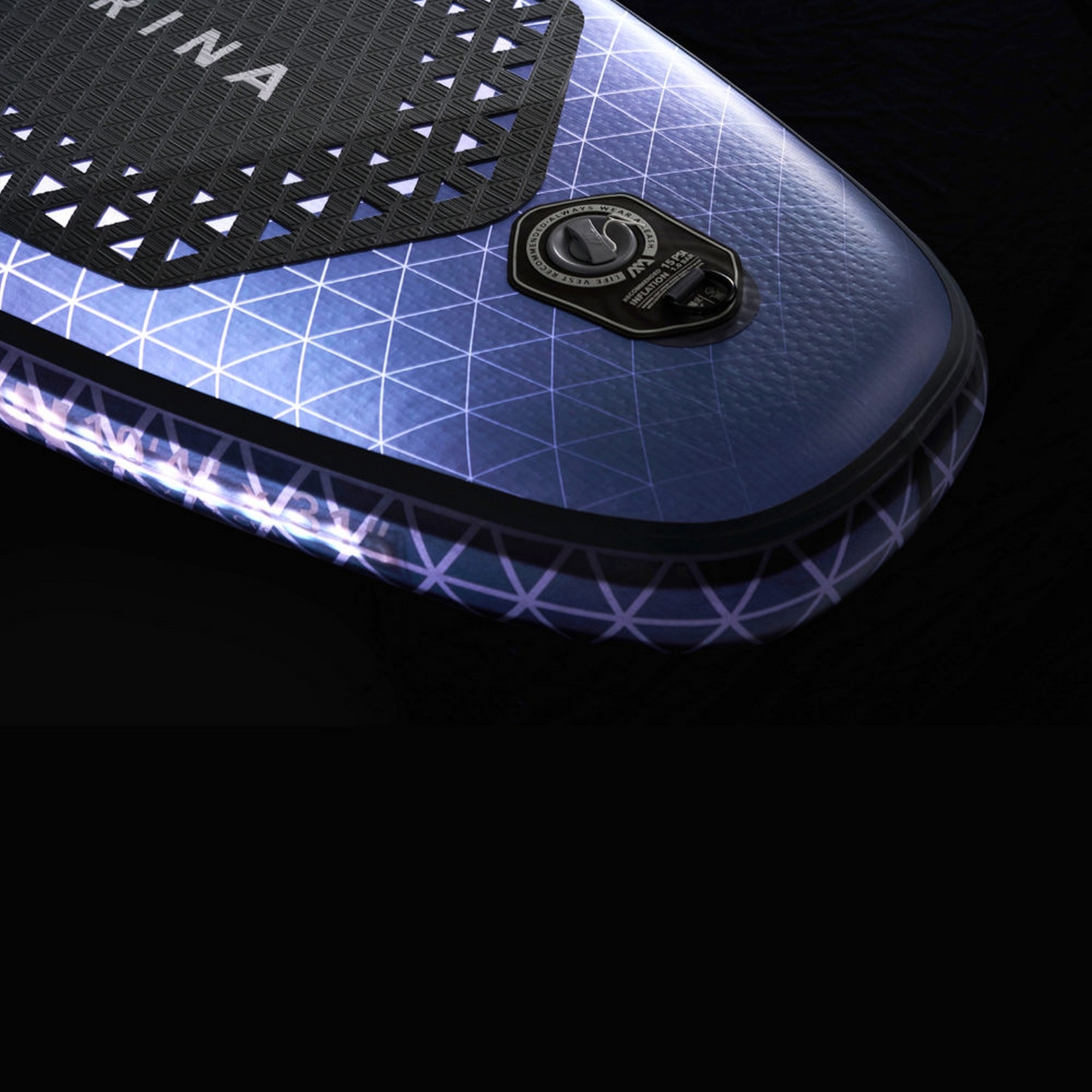 SUP-доска 315х79х15см, Ambient Light System, киль, лиш, до 140кг Aqua Marina Glow BT-24GL