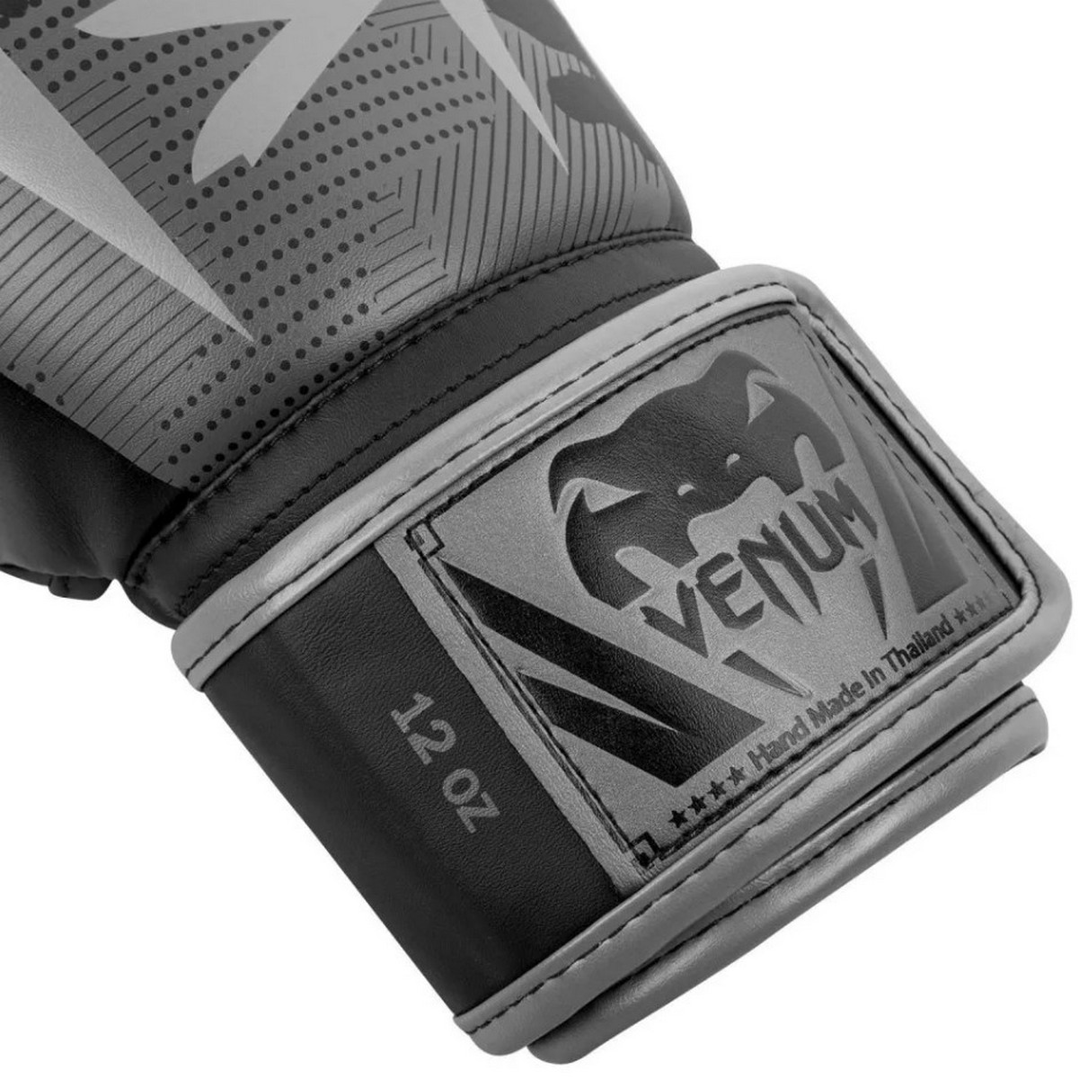 Перчатки Venum Elite 1392-536-12oz серый\камуфляж