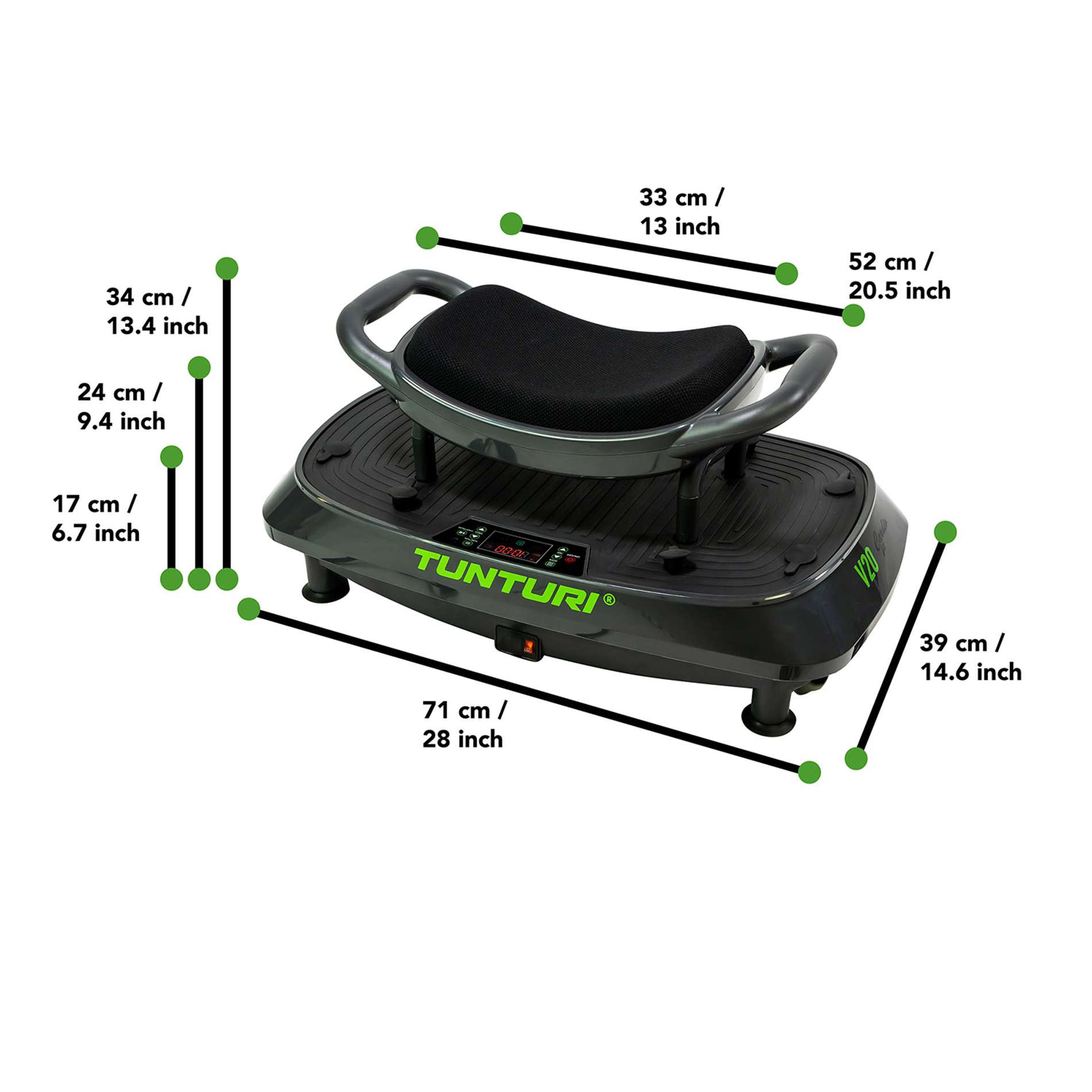 Виброплатформа Tunturi Cardio Fit V20 19TCFV2000