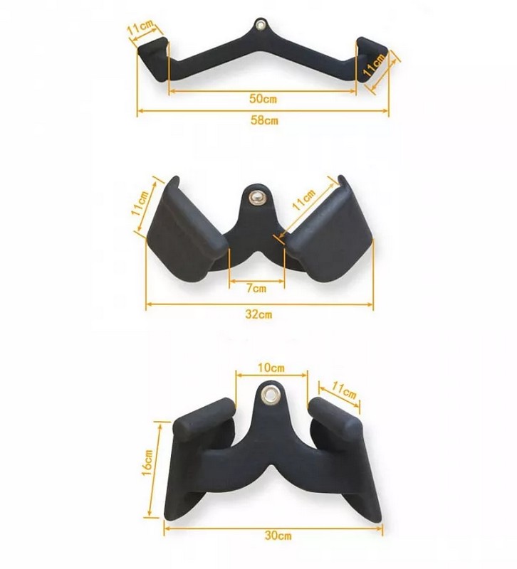 Рукоятки для блочных тренажеров, 5шт YouSteel