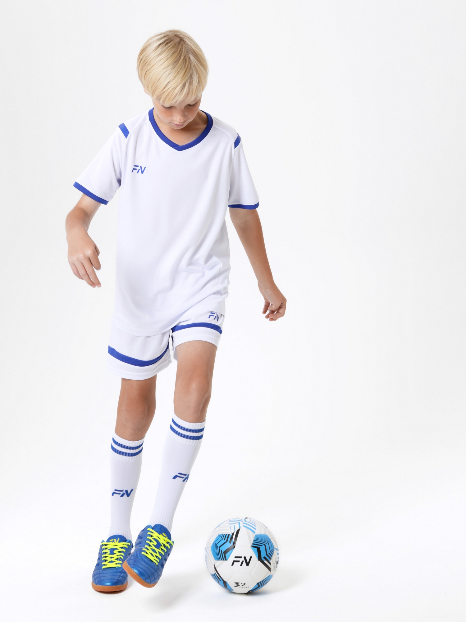 Детская футбольная форма FN Spirit Kid KFN4261018-104 White\Blue