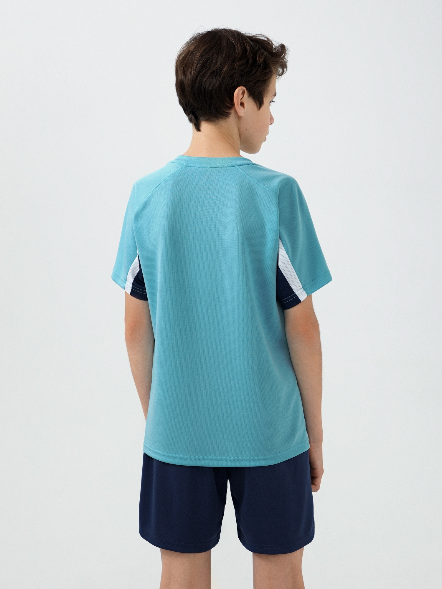 Детская футбольная форма Kelme Short-Sleeved Football Suit 8251ZB3002-405 Light Blue\Dark Blue