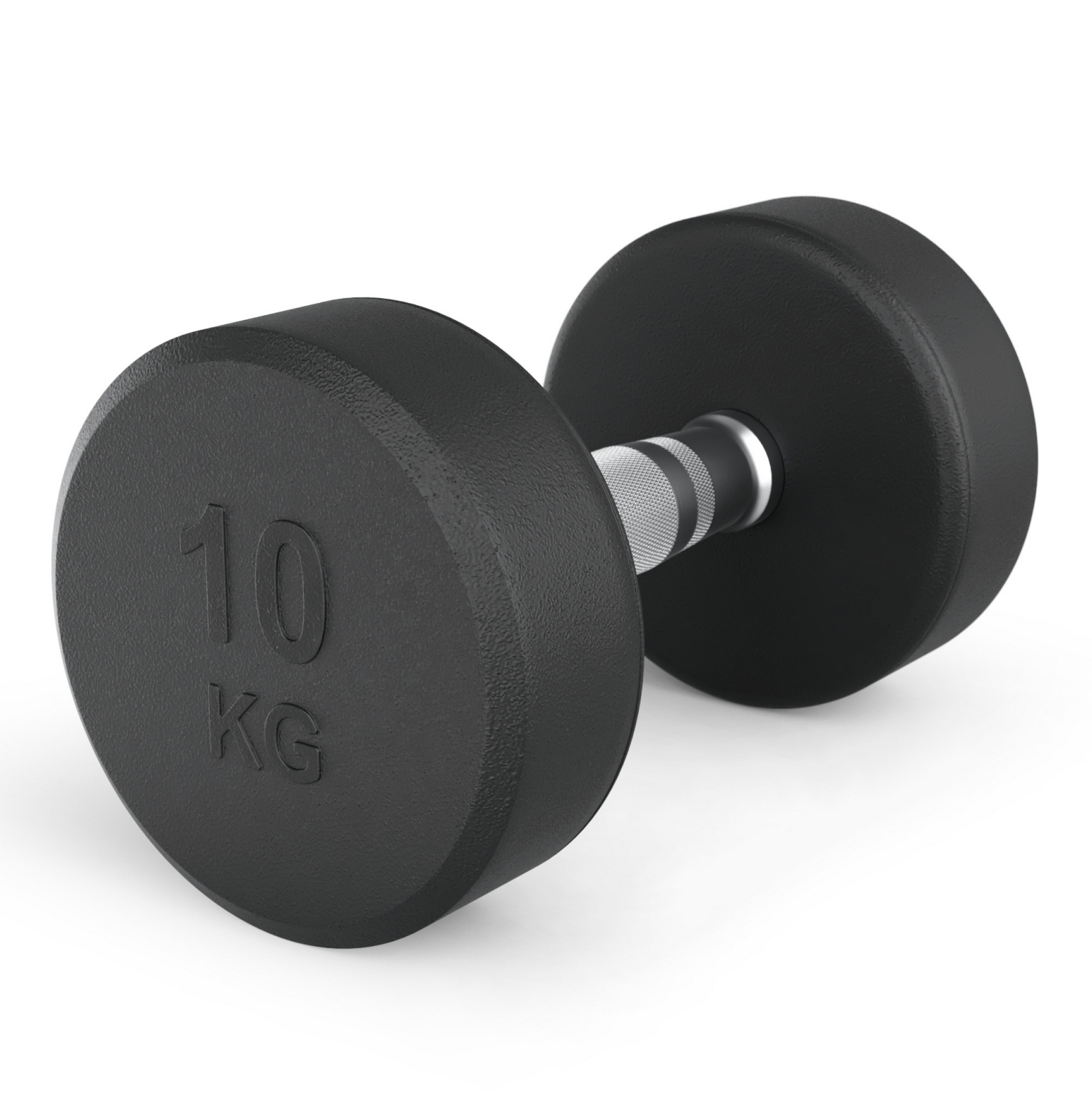 Гантель круглая обрезиненная 10 кг UnixFit PRO DBRND10PBKx2 2 шт