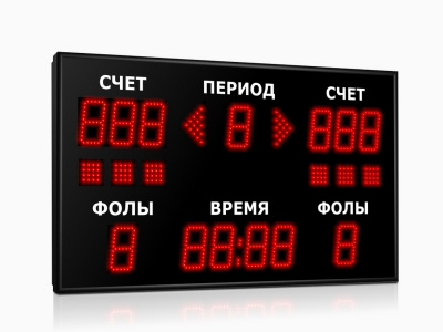Универсальное спортивное табло Импульс 710-D10x13xN6-S6-A2