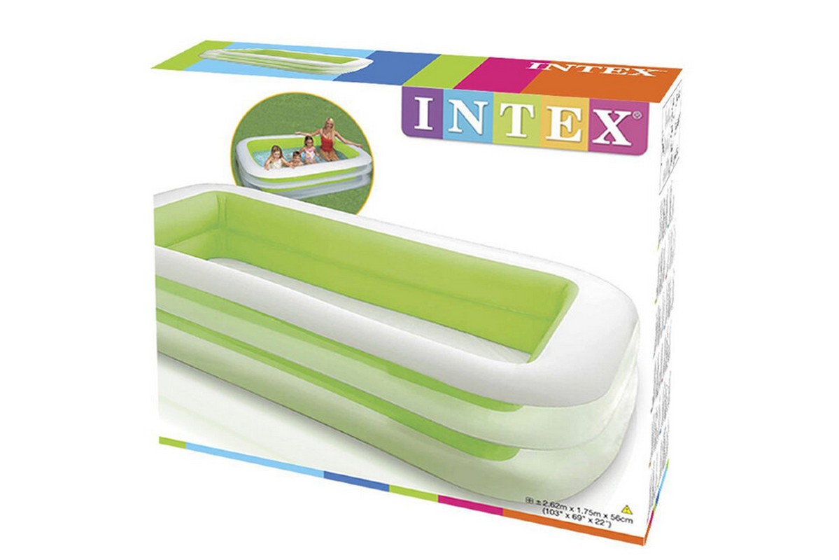 Семейный надувной бассейн 262х175х56см Intex 56483