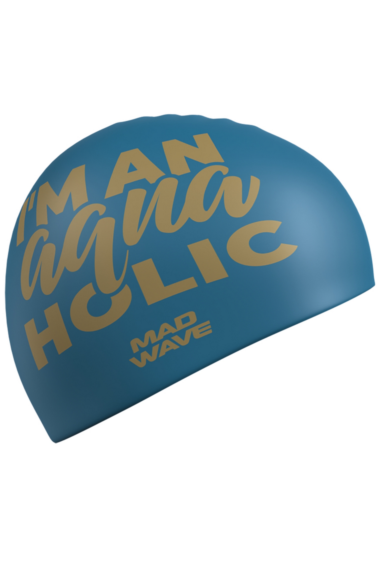Силиконовая шапочка Mad Wave Aquaholic big M0554 26 0 00W Бирюзовый