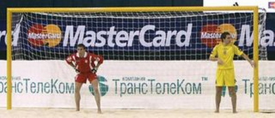Ворота для пляжного футбола 5,49х2,21м Haspo 924-180