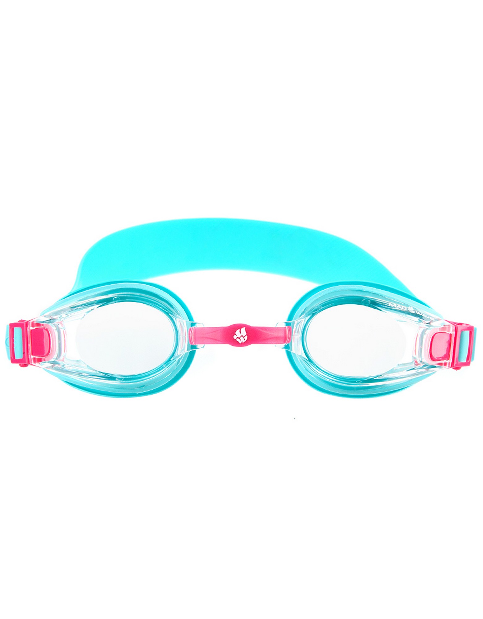 Очки для плавания детские Mad Wave Bubble kids M0411 03 0 16W бирюзовый
