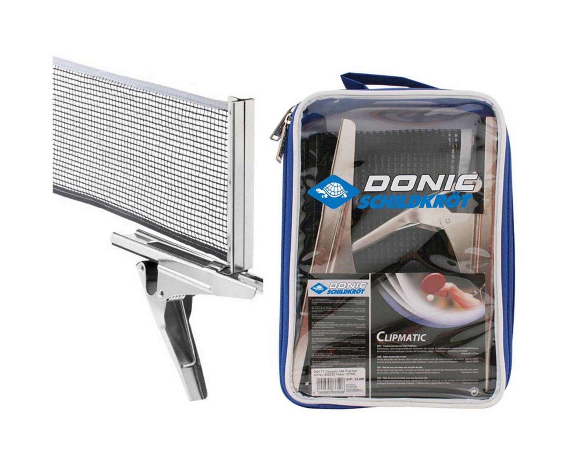 Сетка для настольного тенниса Donic Clipmatic 808335
