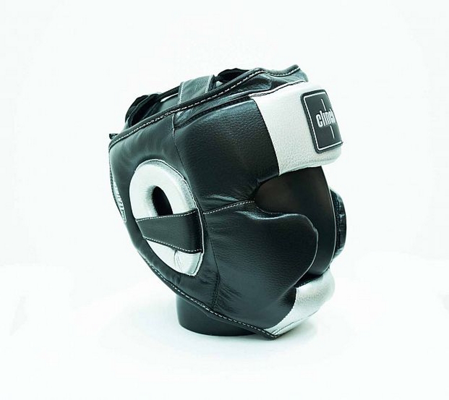 Шлем боксерский Clinch Punch 2.0 Full Face C148 черно-серебристый
