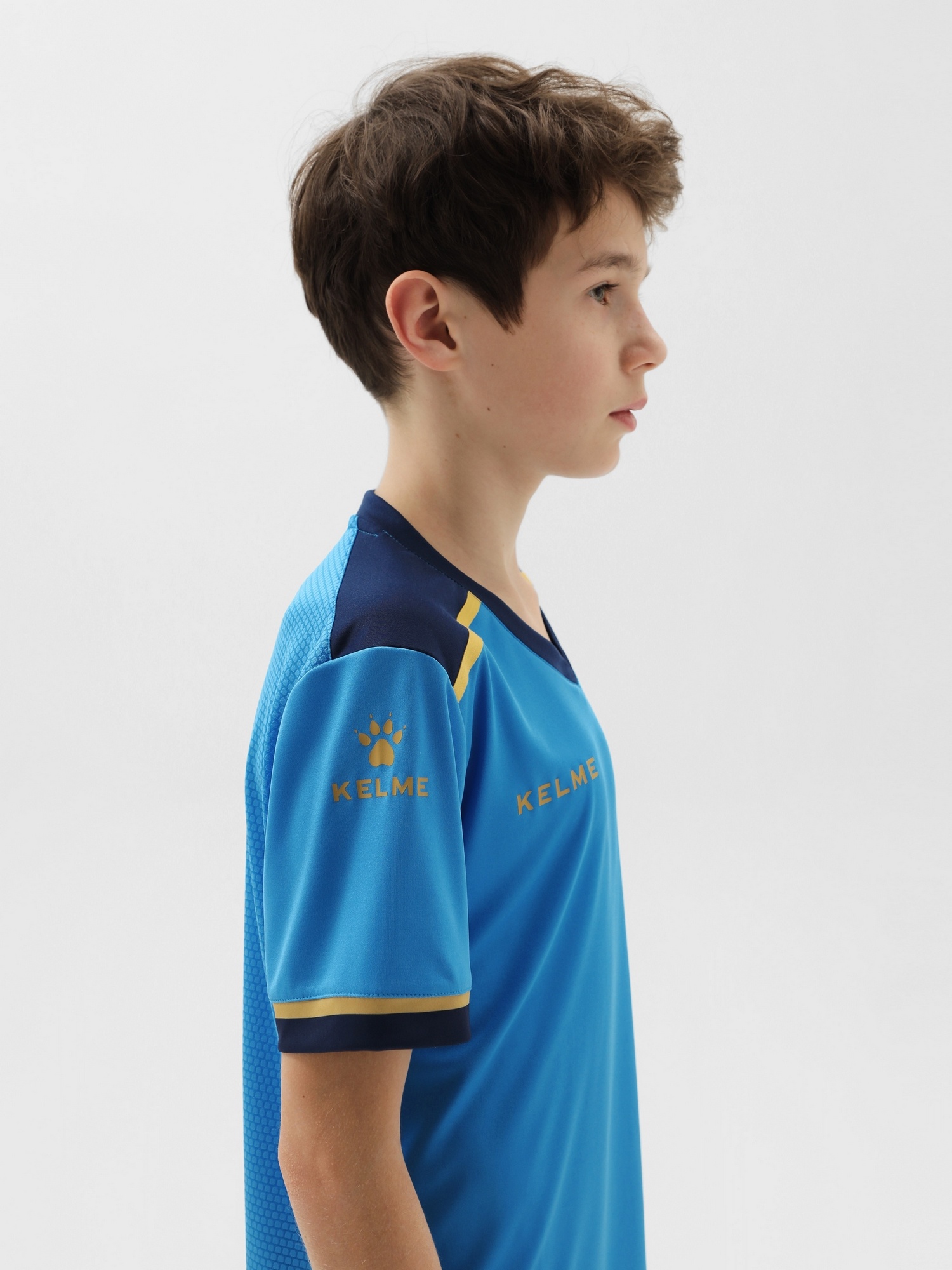 Детская футбольная форма Kelme Football Suit 8351ZB3158-996 Light Blue\Dark Blue