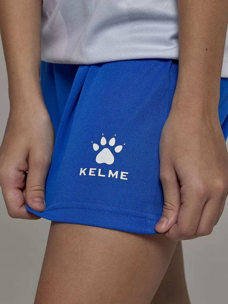 Детская футбольная форма Kelme Short-Sleeved Football Suit 8251ZB3003-100 White\Blue