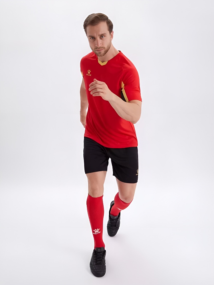 Футбольная форма Kelme Short-Sleeved Football Suit 8251ZB1002-600 Red\Black