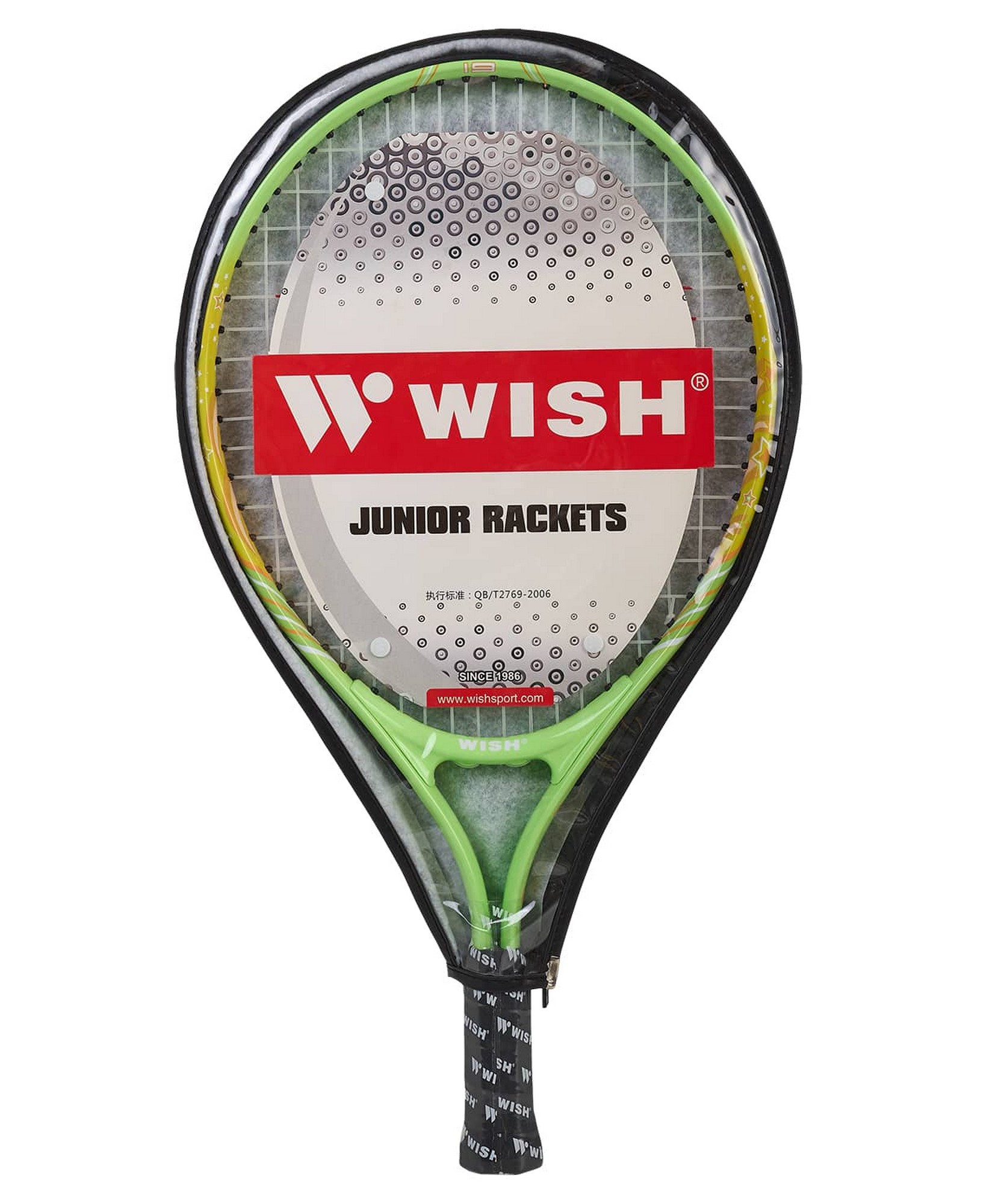 Ракетка для большого тенниса Wish AlumTec JR, 19’’ 2900 зеленый