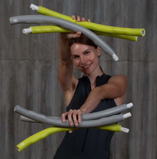 Обруч массажный 1.2 кг, 100см PRCTZ MASSAGE HULA HOOP PW5275