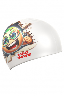Силиконовая шапочка Mad Wave Smile HQ M0554 43 0 00W