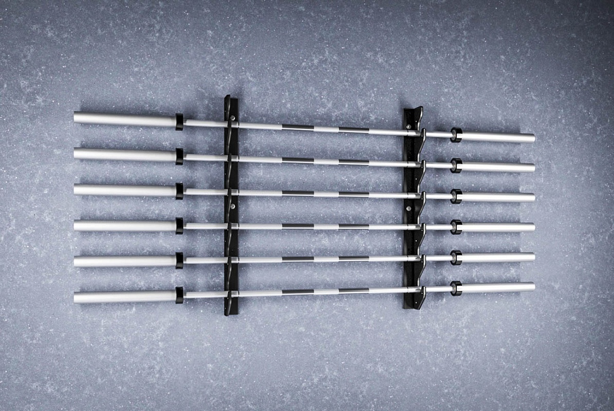 Кронштейны настенный YouSteel для 6-ми грифов с пластиком