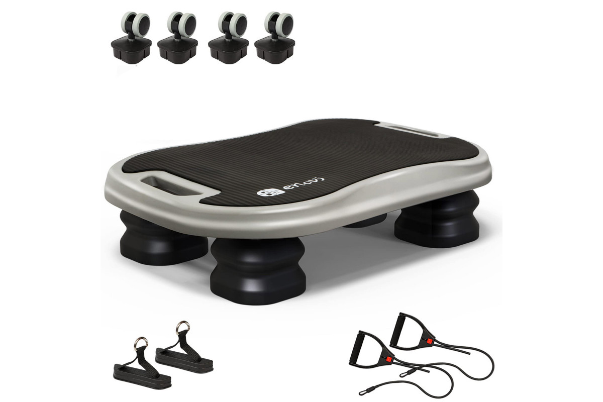 Степ доска 60x42,5x14,5см Sportex Dynamic Balance HKST600-HD черно\серый