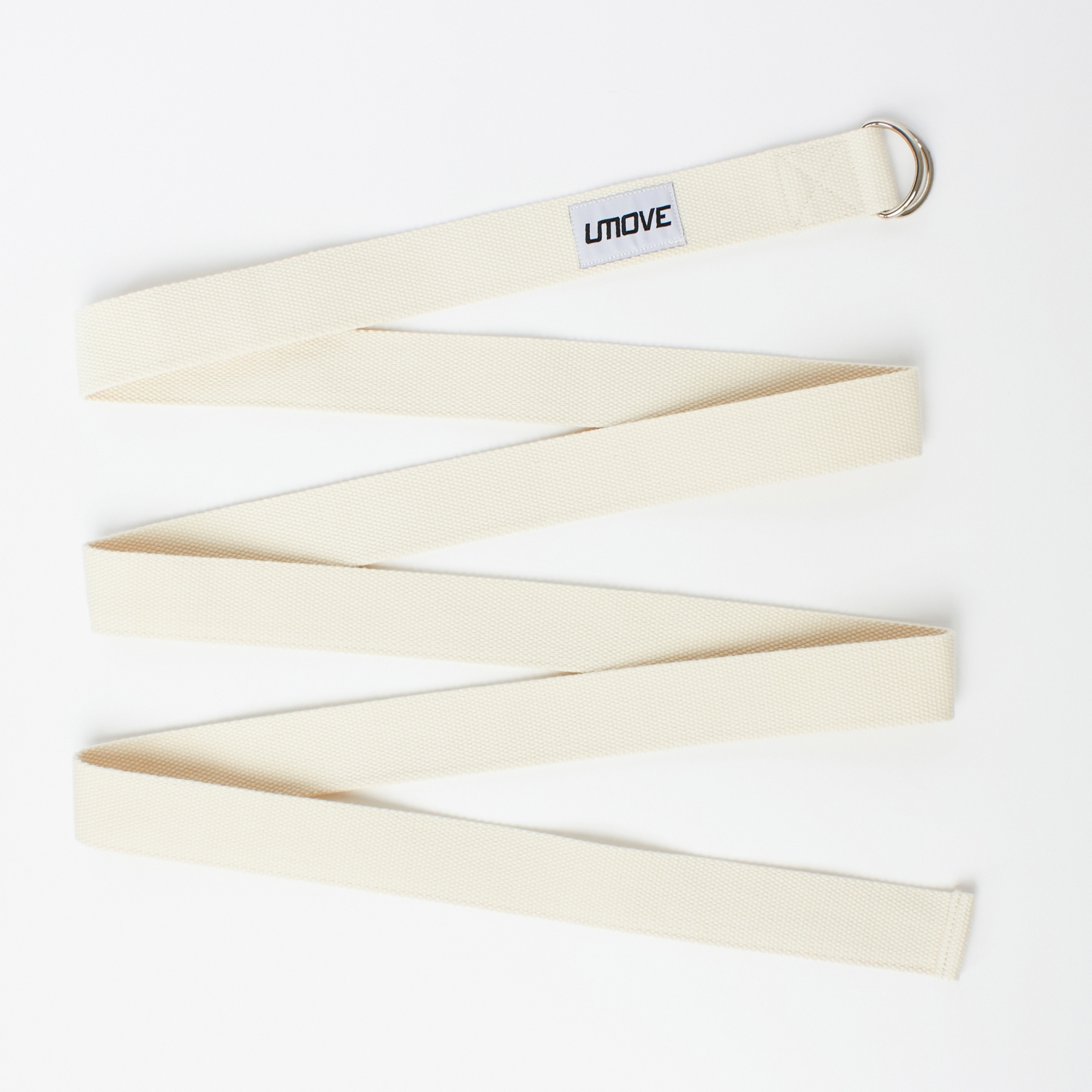 Ремень для йоги UMOVE Yoga Stretching Strap YS24-WM молочный