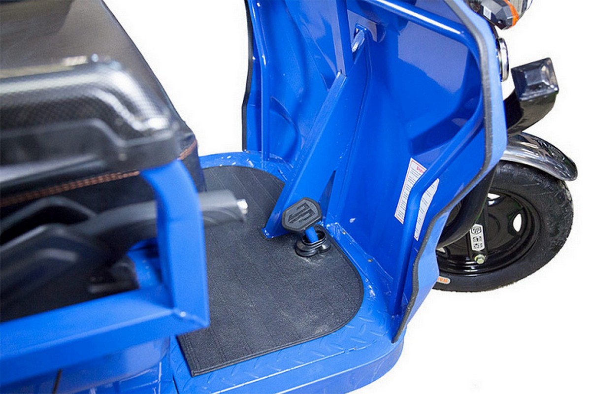 Грузовой электрический трицикл RuTrike D5 1700 гидравлика (60V1200W) 024732-2798 темно-зеленый