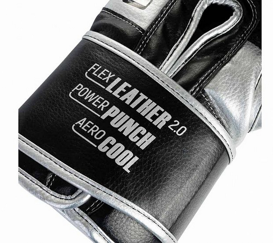 Перчатки боксерские Clinch Punch 2.0 C141 серебристо-черный