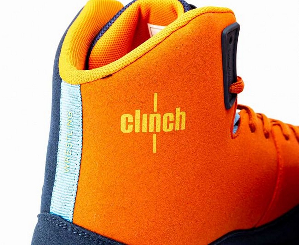 Борцовки Clinch Control C423 сине-оранжевый