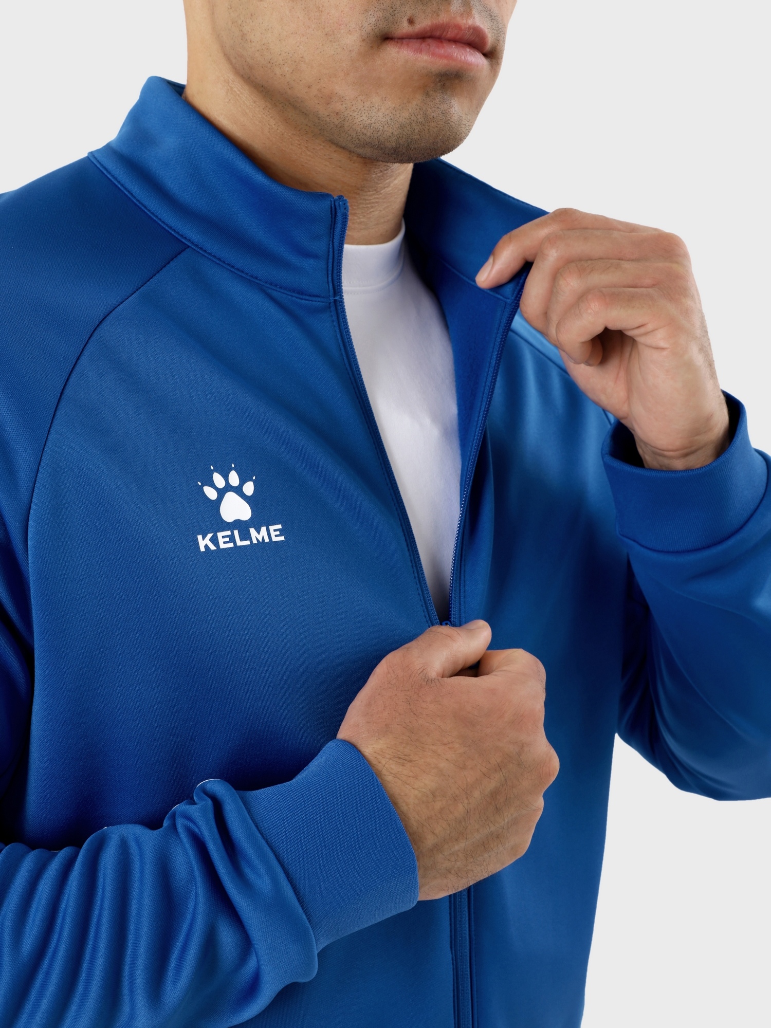 Олимпийка Kelme Knitted Jacket (plus Fleece) 7461WT1143-481 Blue