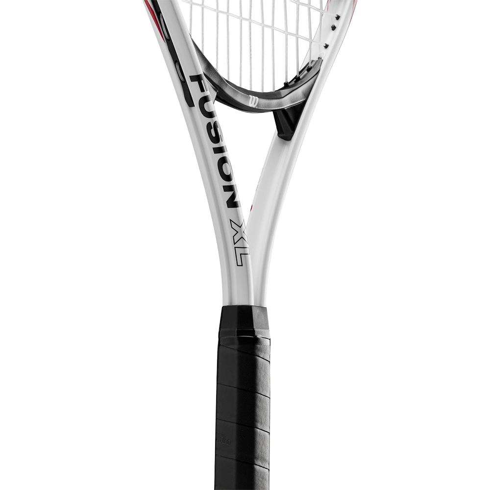Ракетка для большого тенниса, для любителей, алюминий, со струнами Wilson Fusion XL Gr3 WR199110U3 черно-белый