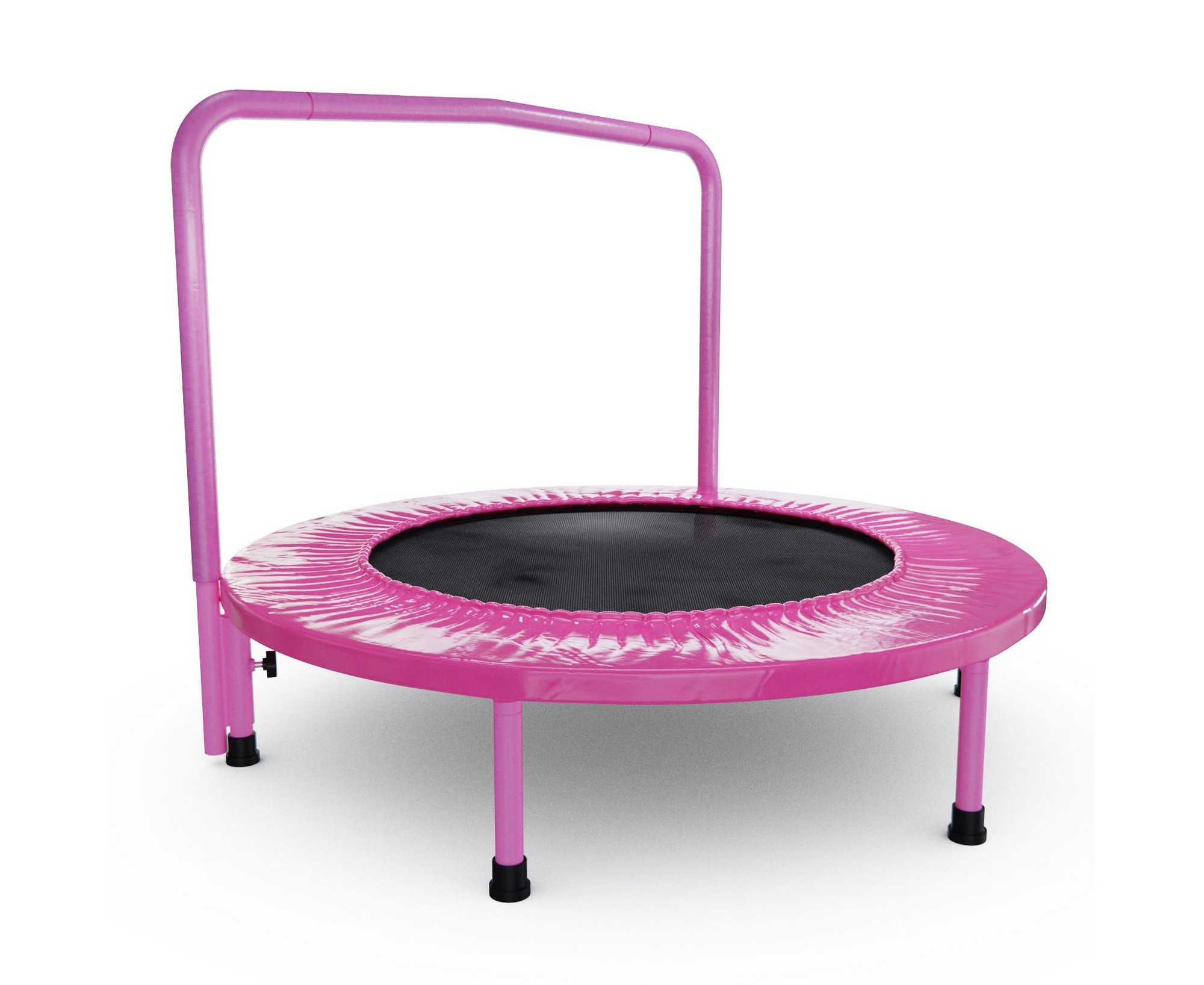 Батут с поручнем DFC JUMPFIT 36'' SD1810149Z-P розовый