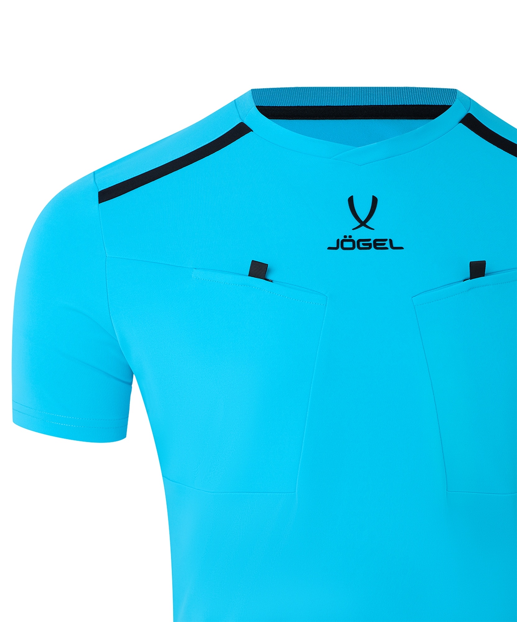 Футболка судейская Jogel DIVISION PerFormDRY Referee Tee, голубой