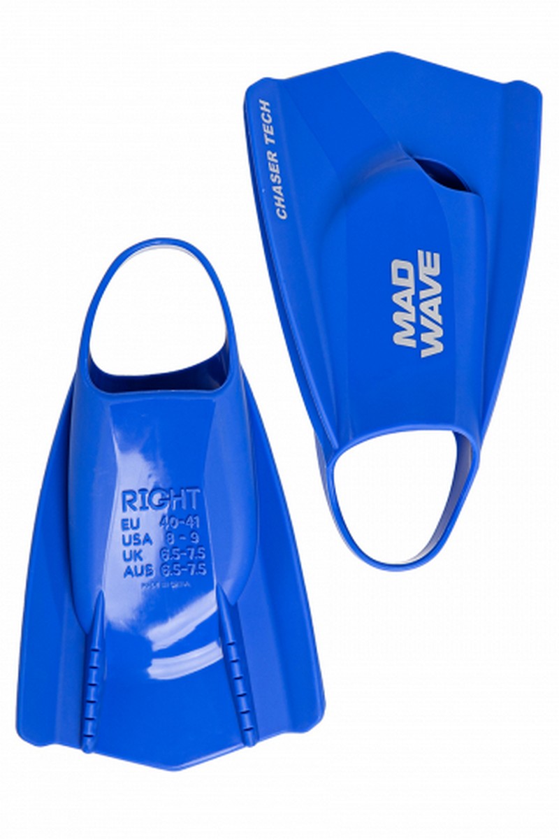 Ласты Mad Wave Chaser tech M0743 синий