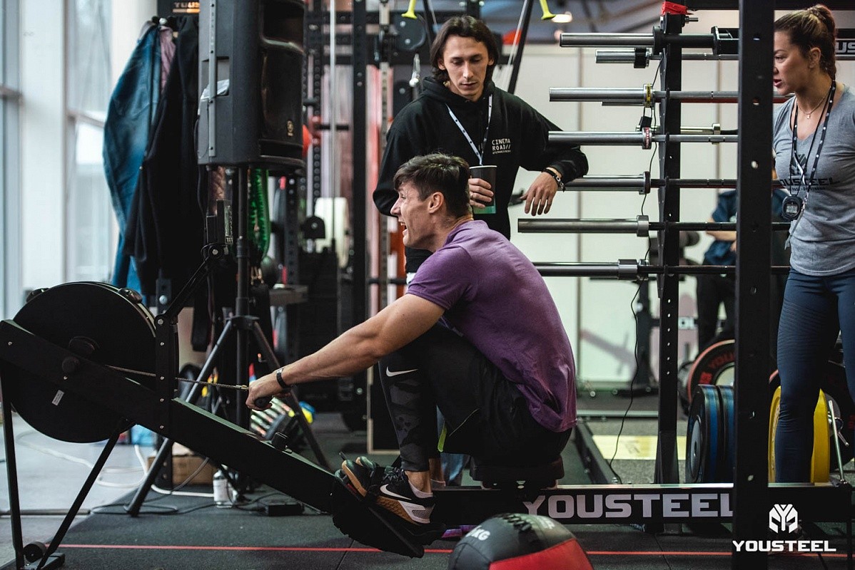 Гребной тренажер YouSteel Air Rower