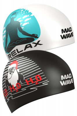 Силиконовая шапочка Mad Wave Reverse Diver M0554 35 0 00W Белый