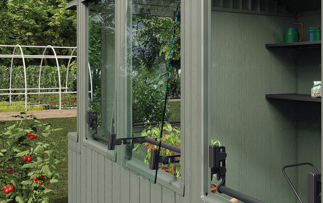 Сарай садовый "Поттинг" Potting shed Evotech Green 6x8