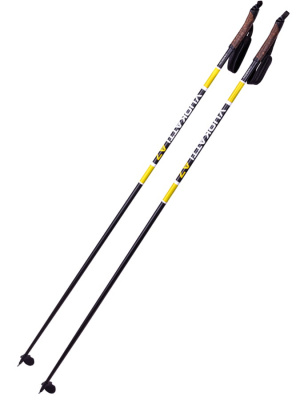 Палки Vuokatti Black/Yellow гибрид 35/65