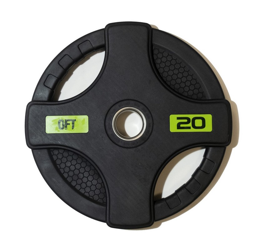 Штанга олимпийская 180 кг Original Fit.Tools диски с двумя хватами