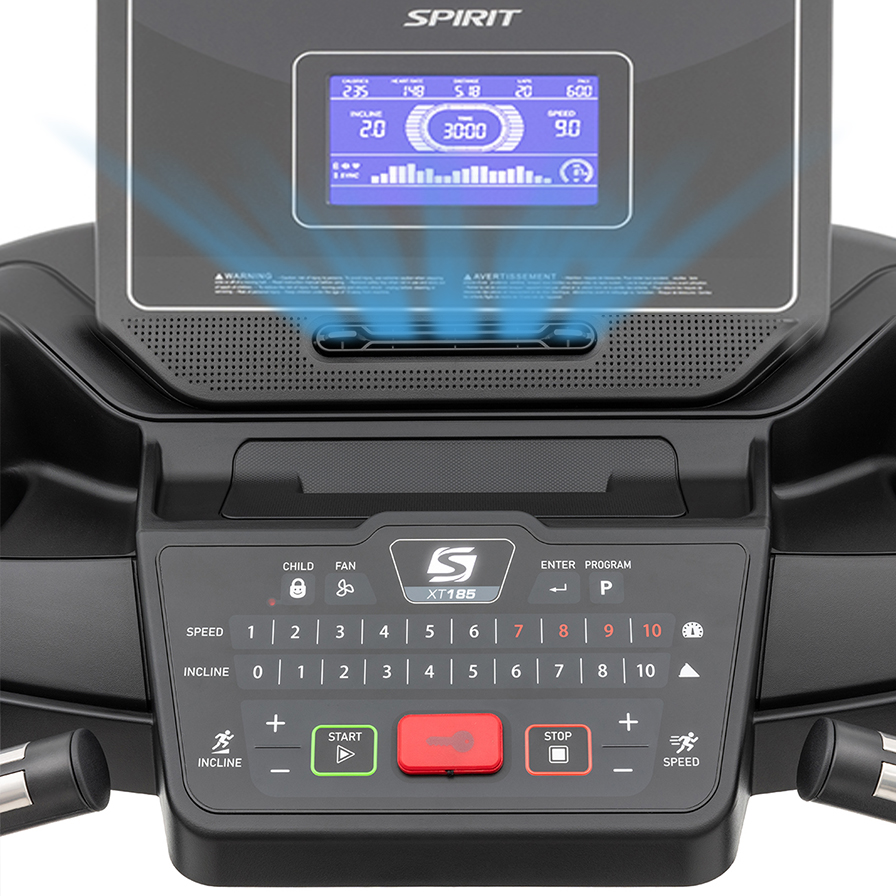 Беговая дорожка SPIRIT XT185 Black