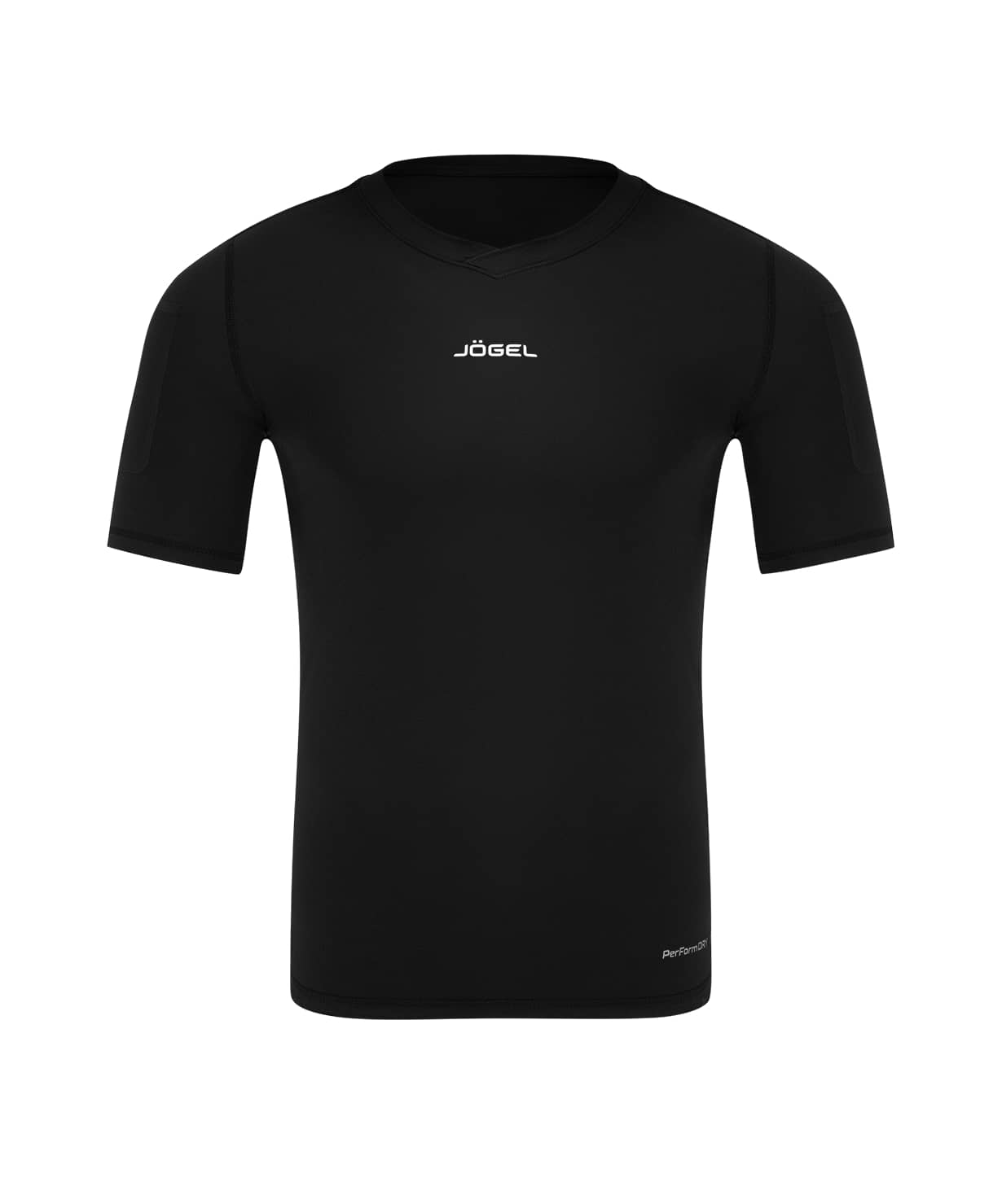 Футболка компрессионная судейская Jogel PerFormDRY Referee Baselayer Tee SS, черный