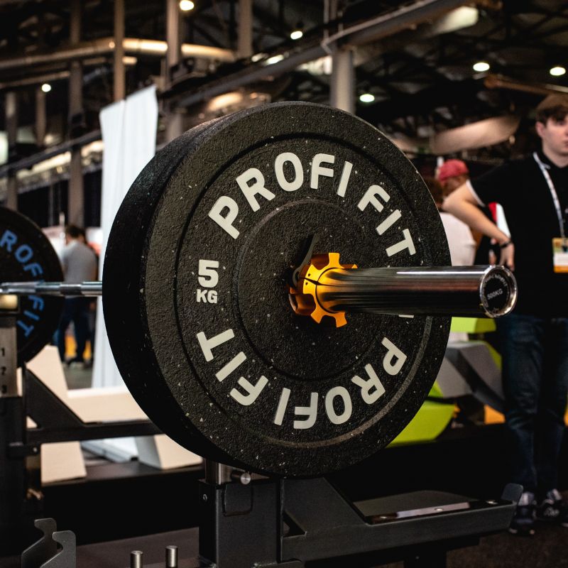 Диск для штанги Hi-Temp с цветными вкраплениями, d51 5кг Profi-Fit