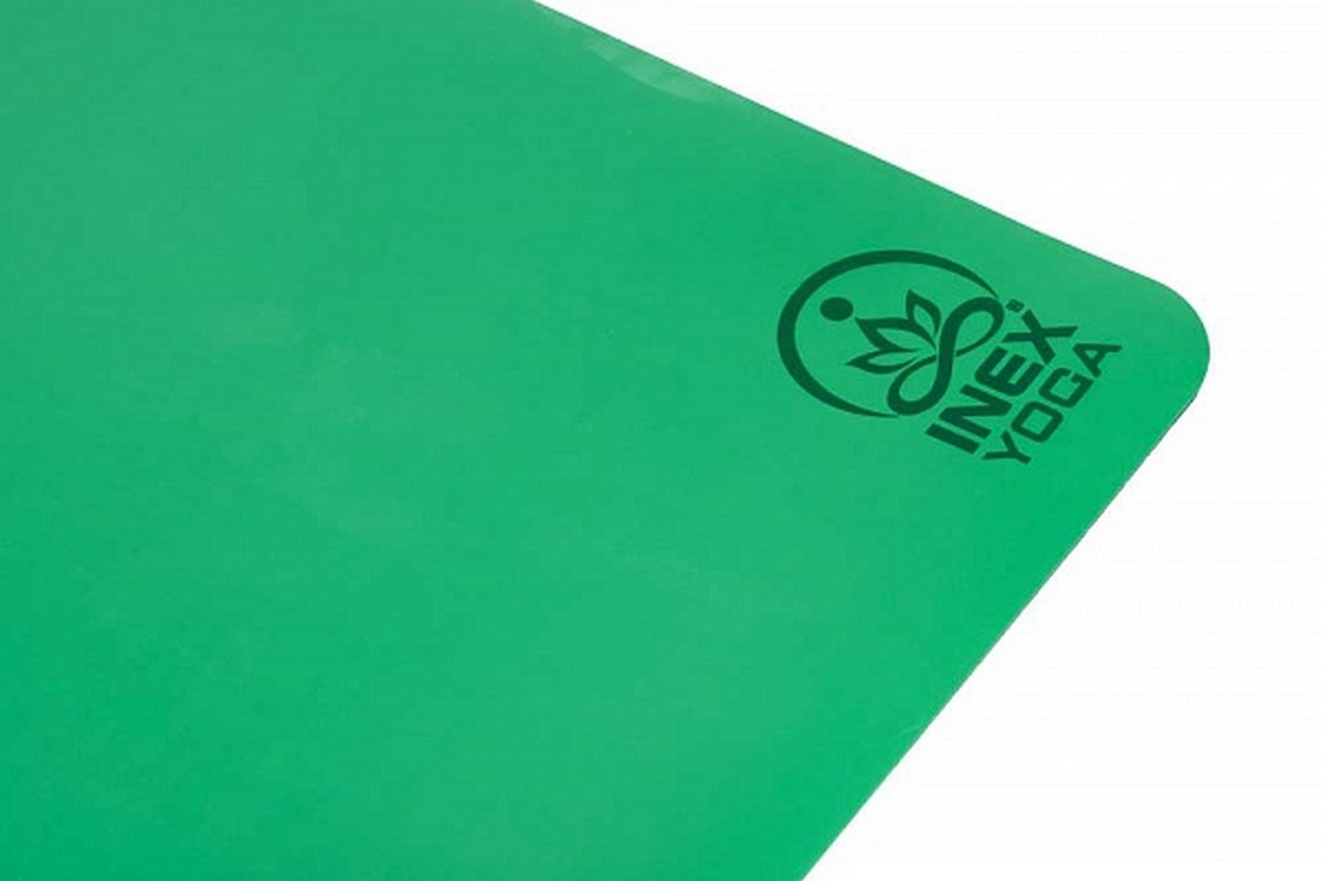 Коврик для йоги 185x68x0,4 см Inex Yoga PU Mat полиуретан PUMAT-GG зеленый