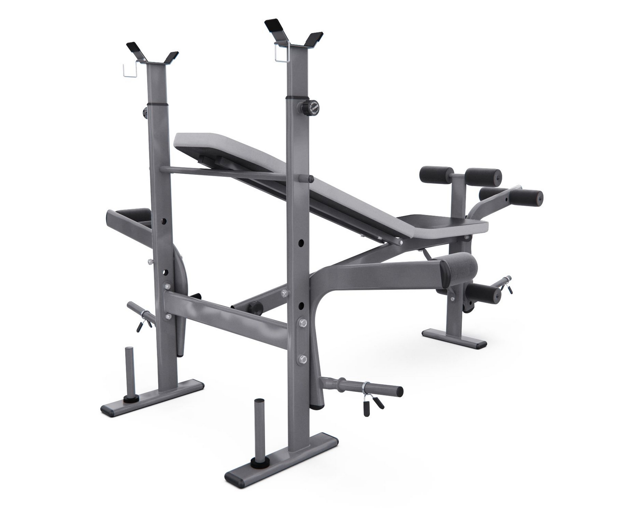 Скамья со стойками под штангу DFC D703 | Premium Fitness