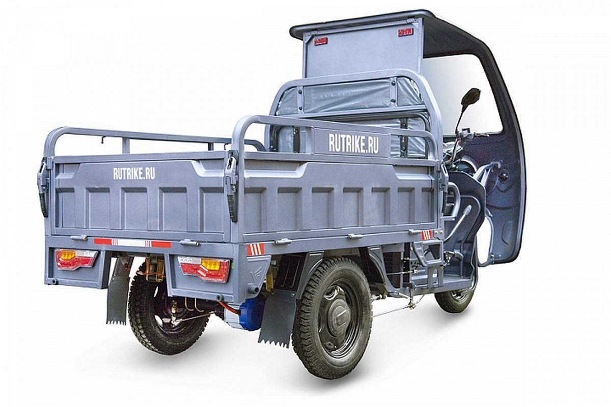 Грузовой электротрицикл RuTrike Глобус 1500 60V/1000W 023370-2574 серый