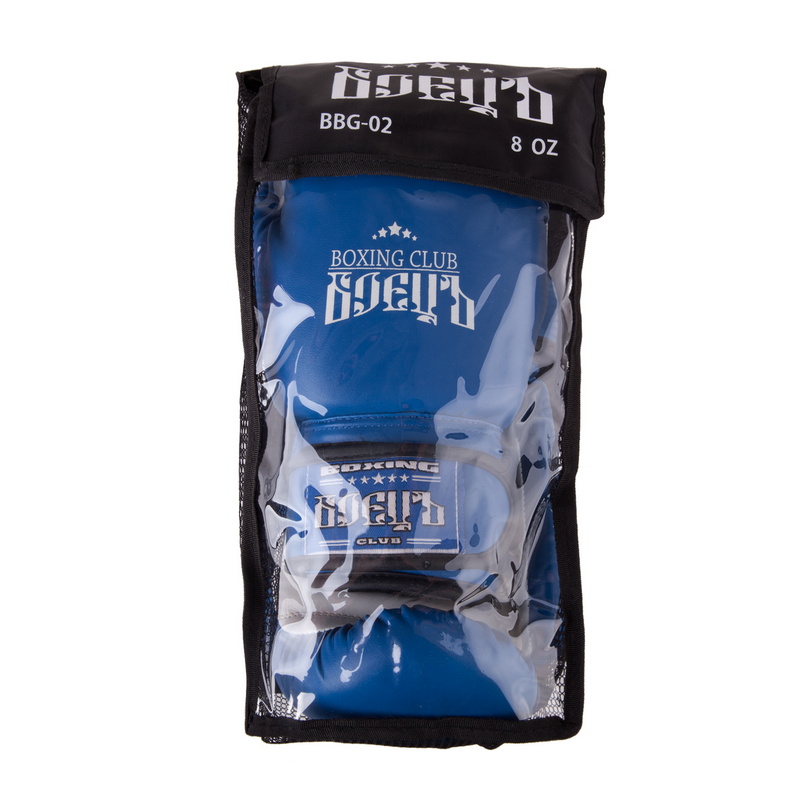 Боксерские перчатки Боецъ BBG-02 Синие 2 oz