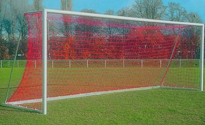 Ворота футбольные передвижные 7,32x2,44 м, глубина 2 м,алюм. Haspo 924-108