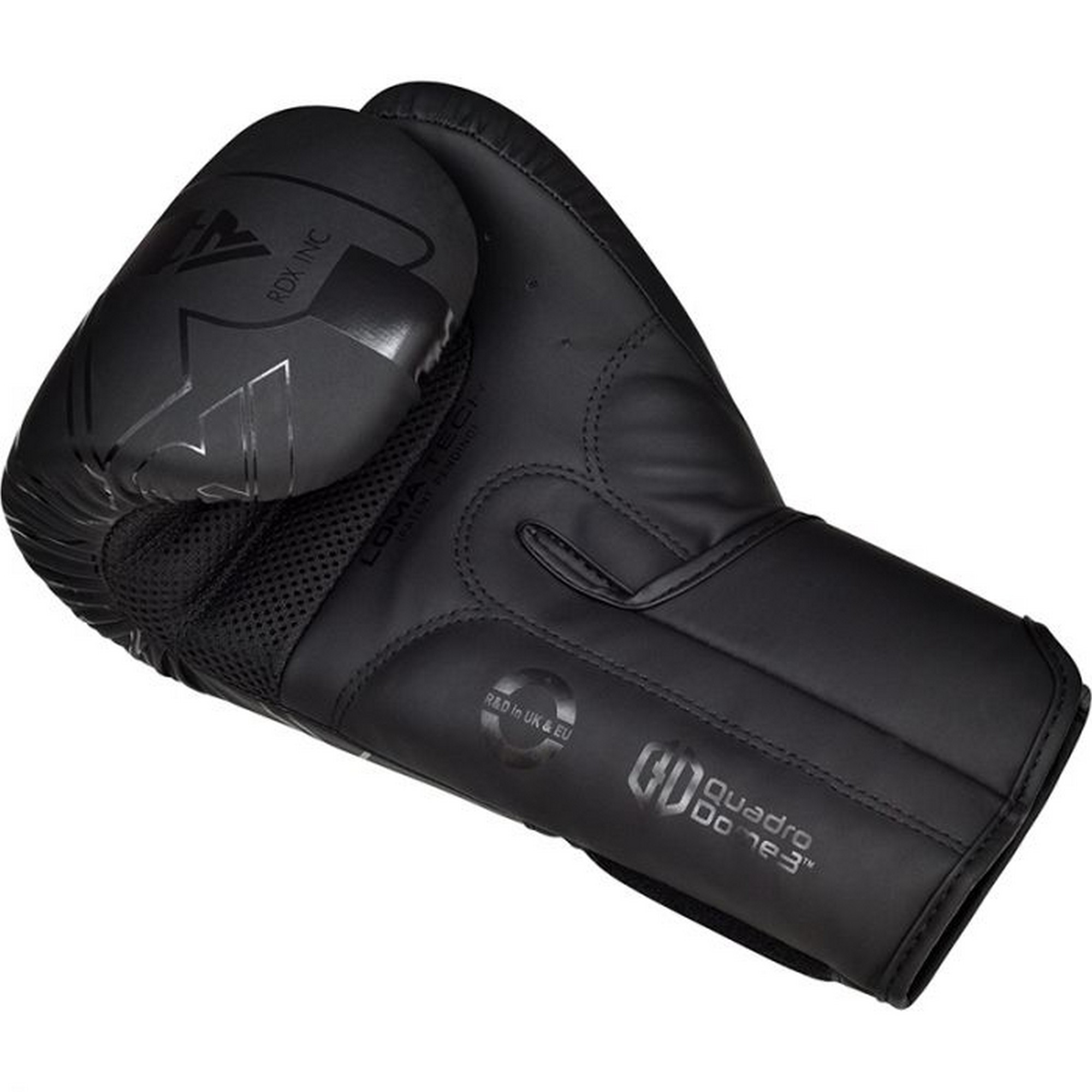 Перчатки тренировочные RDX BGR-F6MB-10OZ черный матовый